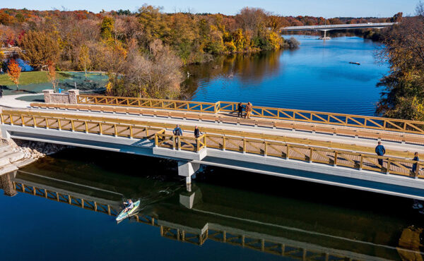 Ann Arbor Gallup Park Bridge 1