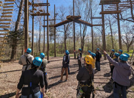 UofM Recreational Sports Adventure Education Center High Ropes Course