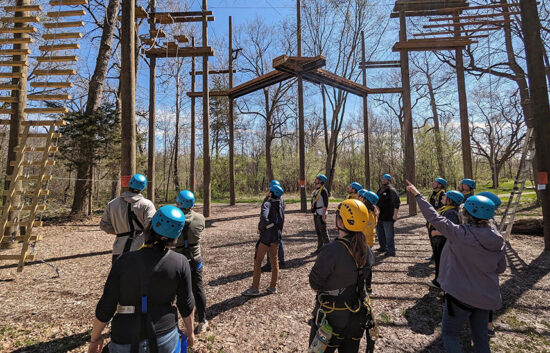 UofM Recreational Sports Adventure Education Center High Ropes Course