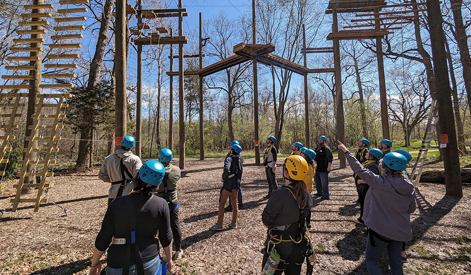 UofM Recreational Sports Adventure Education Center High Ropes Course